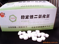 Chlorine dioxide disinfection preservative (tablet)